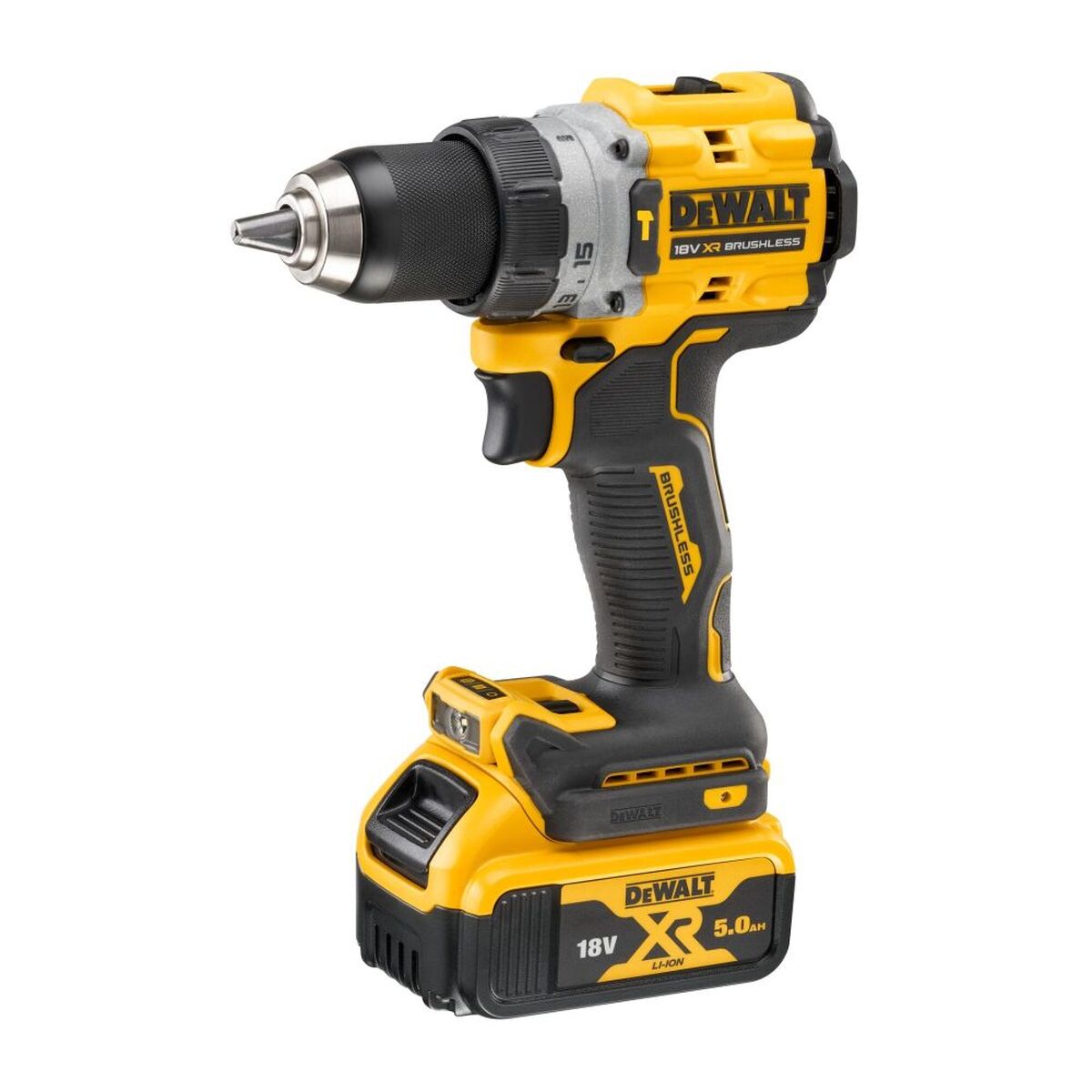 Аккумуляторная дрель-шуруповерт DeWalt DCD805P2T ударная — Фото 1